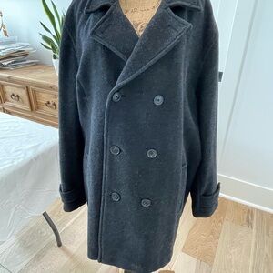 Calvin Klein Charcoal Pea Coat
